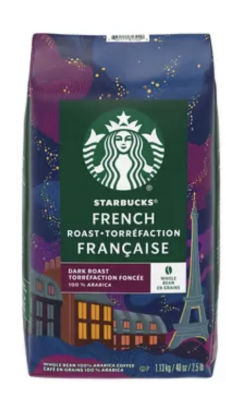 Starbucks French Roast Torrefaction 1.13Kg[Imported] กาแฟสตาร์บัคส์ เฟรนช์ โรส ทอร์รีเฟคชั่น [สินค้านำเข้า] 1.13 กิโลกรัม