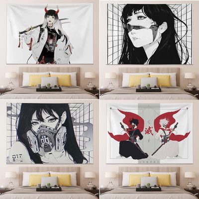 Japanese Teen Room Decoration Posters and Prints Kawaii Room Anime Large Tapestry Bedroom Wall Murals Customizable