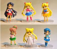 เซ็ต 6 ตัว เซเลอร์มูน sailormoon โมเดล