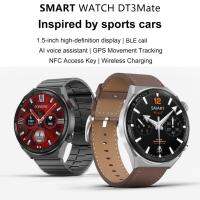DT3 Mate Creative Smart Watch การชาร์จแบบแม่เหล็กหลายภาษานาฬิกาดิจิตอลแบบชาร์จไฟได้ AI Voice Assistant