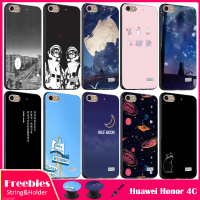 มาใหม่ล่าสุดสำหรับ Huawei Honor 4C/Chm-cl00เคสโทรศัพท์สำหรับ Huawei ซิลิคอนเคสนิ่มปกคลุมด้วยรูปแบบเดียวกันขาตั้งโทรศัพท์และเชือก