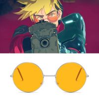 【LZ】✓✚  Anime Trigun Cosplay Óculos para homens Orange Vash The Stampede Cosplay Eyewear Acessórios para festa de Halloween Presentes