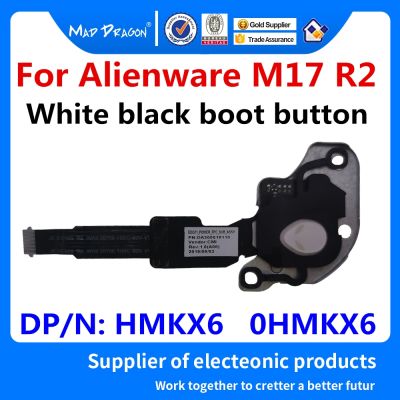 brand new New original Start small board button Power Board with Cable fixing bracket black White For Dell Alienware M17 R2 002J23 0HMKX6