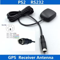 9600 baud rate RS232,PS2 male connector RS232 GPS receiver module,FLASH, GPS module antenna GN200 ,replace BR-355S4