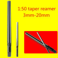 [HOT 2023] แถมฟรีการโม่อย่างแม่นยำ1:50 Taper Shank Hand Reamer 3/4/5/6/8/10/12/14/16/18/20มม.