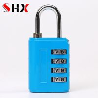 ‘’；【=- 4 Digits Password Code Combination Padlock Aluminum Alloy Suitcase For Luggage Travel Code Lock Code Keyed Anti-Thieft Lock