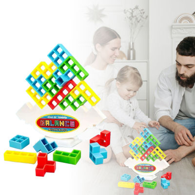 Tetra Tower Game Stacking Blocks Balance Puzzle Assembly Bricks gift