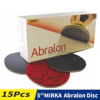 Mirka Abralon กระดาษทรายฟองน้ำขนาด5นิ้วโฟมได้รับการสนับสนุนแผ่นขัดห่วงและแผ่นขัด125มม. แผ่นร่อนแผ่นดิสก์