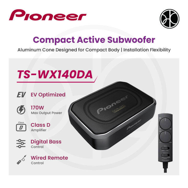 Pioneer TSWX140DA Compact Active Subwoofer Lazada