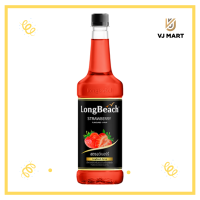 LongBeach ลองบีชไซรัป สตอรเบอร์รี่ 740 ml