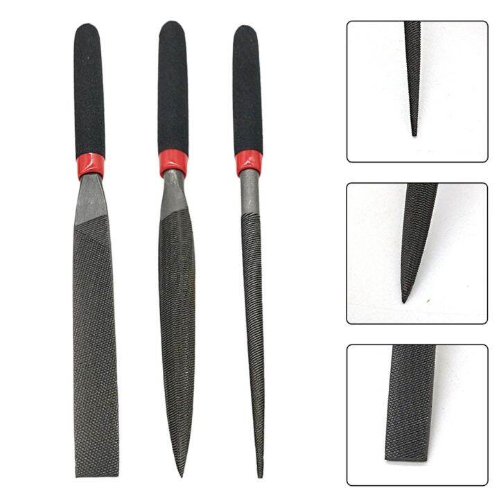 Small Steel Files Needle File Flat File For Stone Glass Metal Carving