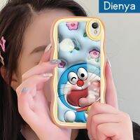 เคส Dienya สำหรับ OPPO A37 A37F เคส NEO 9ลายการ์ตูนดอกไม้3D เคสมือถือกันกระแทกแบบใสนิ่มลายโปร่งใสลายกล้องถ่ายรูปสุดสร้างสรรค์เคสซิลิกาเจลฝาครอบป้องกัน