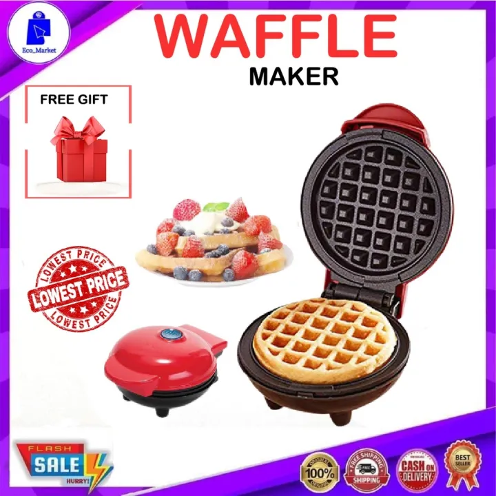 Mini Electric Waffles Maker Breakfast Waffle Machine Egg Cake Pan Egg