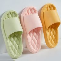 Home Slippers Summer Women Men Thick Platform Non Slip Silent Sandals Fashion Soft Soled Couple Flip-flops Ladies Outdoor Shoes