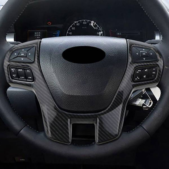 for-ranger-everest-endeavor-2015-carbon-fiber-steering-wheel-amp-gear-shift-cover-trim-frame-decorator-accessories