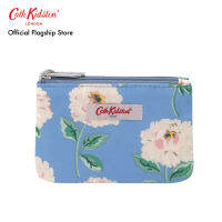 กระเป๋า Double Pocket Purse  ลายDahlia  สีฟ้า