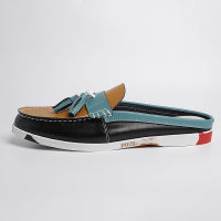 Docksides Sebago รากเหง้า รองเท้าหนังผู้ชายรองเท้าเรือใบรองเท้าแตะรองเท้าผู้ชาย