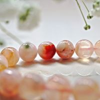 Sakura Agate Natural Stone Bead Gemstone loose round bead strand DIY accessory