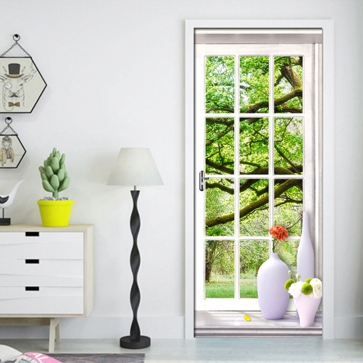 3d-scenery-outside-the-window-door-stickers-european-style-wall-sticker-for-bedroom-living-room-landscape-waterproof-decals-3d