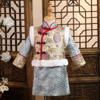 【CW】Baby Boys Chinese Tradition Costumes Clothing Infant Festival Wear New Year Celetions Halloween Tang Suit Stage Performance