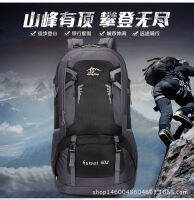 Traveler Backpack 60 L กระเป๋าเป้ กระเป๋าเดินทาง กระเป๋าท่องเที่ยว Waterproof Outdoor Backpack Rucksack Sports  คุณภาพดี