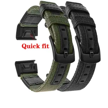 YAYUU 26 20 22mm Nylon Watch Band For Garmin Fenix 7X 6X Pro 7 7S 6