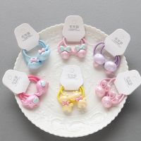 【CW】 2PCS Cartoon Headwear Kids Elastic Hair Bands Baby Headdress Children Ropes Accessories