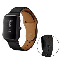 ❁✌∏ สายนาฬิกาหนังสำหรับ Huami Amazfit GTS GTR 42 มม.สำหรับ Huami Amazfit Bip U Bip S GTS MINI 2e 3 2 นาฬิกา