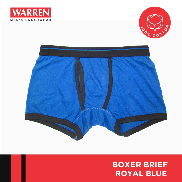 Warren Underwear 1-8428CB Boxer Brief (Royal Blue) | Lazada PH