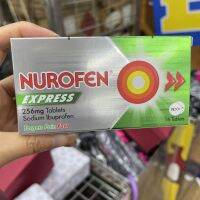 British NUROFEN quickly relieves discomfort 256mg content 16 capsules autumn and winter stocking