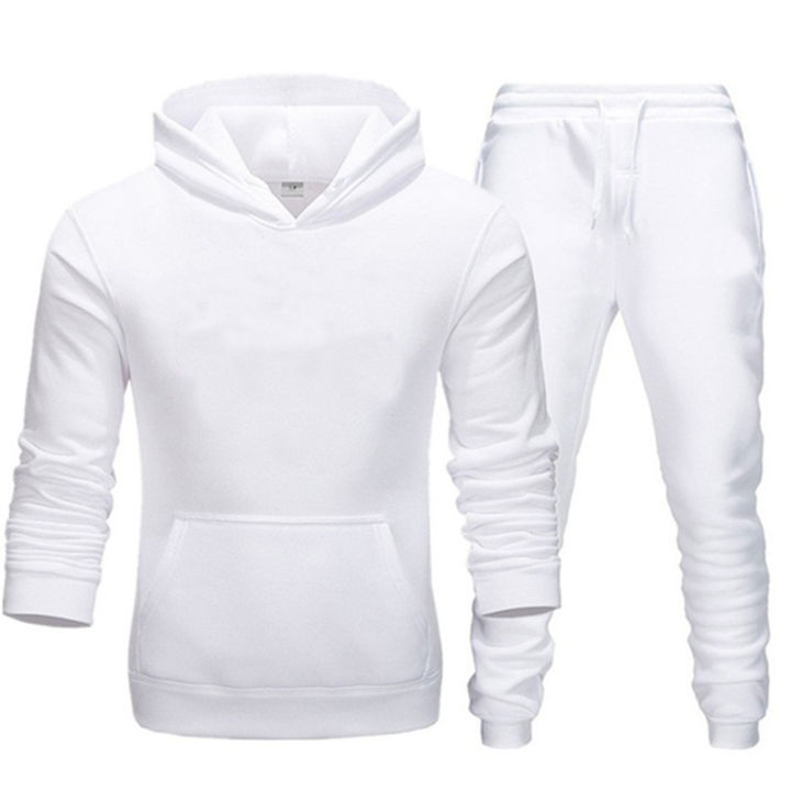fashion-autumn-and-winter-long-sleeve-sports-leisure-mens-clothing-solid-color-hooded-drawstring-sweater-mens-tracksuit