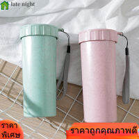 【สินค้าขายดี】(ราคาถูก)clearance offer  ฟางข้าวสาลีแก้วน้ำแบบพกพา Camping Portable Cup เดินป่าการเดินทางกีฬากลางแจ้งขวดน้ำดื่ม - INTL