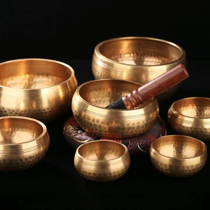 nepal-handmade-tibet-buddha-sound-bowl-yoga-meditation-chanting-bowl-brass-chime-handicraft-music-therapy-tibetan-singing-bowl