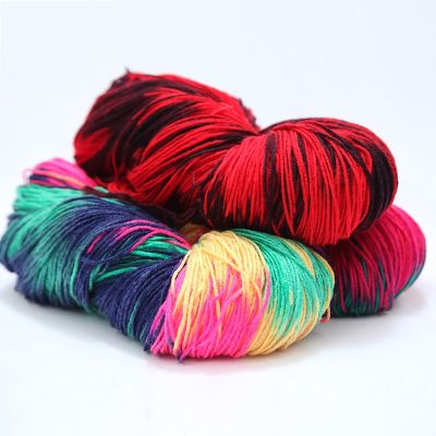 【CW】 50g/ball Knitting Crochet Yarn Section Dyed Thread Knit Soft Warm Knitted Threads Sweater Scarf