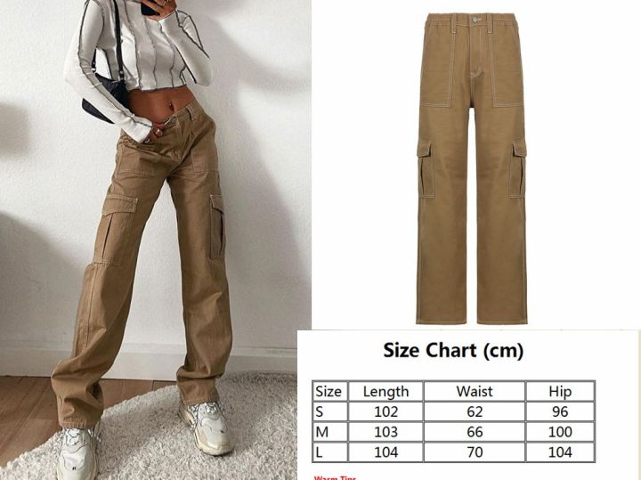 กางเกงยีนส์ย้อนยุคสำหรับผู้หญิงคาร์โก้เสื้อผ้า-y2k-สไตล์เกาหลีแนวสตรีทเอวต่ำสวยงามกางเกงวินเทจสไตล์ฮิปปี้