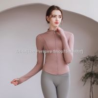 ♛ ☸❍㍿Women s Workout Clothes Slimming Jacket Running Quick-drying Clothes Zipper Sports Jacket Tight Y