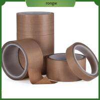 RONGW 10m/Roll ไฟฟ้า เครื่องดูดสูญญากาศ สารหน่วงไฟ เครื่องปิดผนึกกาว ทนต่ออุณหภูมิสูง ผ้าเทปผ้า เทป PTFE