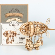 Đồ chơi lắp ráp gỗ 3D Mô hình Khinh Khí Cầu Robotime Airship TG407