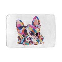 French Bulldog Pet Dog Lover Bathroom Mat Zoe Doormat Living Room Carpet Entrance Door Rug Home Decor