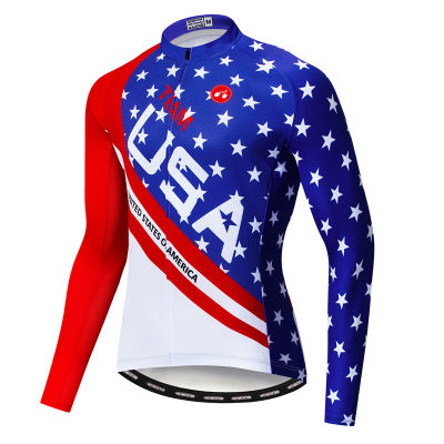 Weimostar Mexico France Cycling Jersey Men Long Sleeve Autumn Bicycle Cycling Clothing Breathable MTB Bike Jersey Spring USA Top