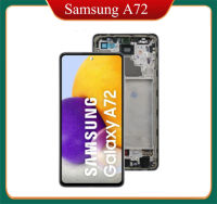 100% Original AMOLED 6.7 จอแสดงผลสำหรับ Samsung Galaxy A72 A725 A725F /Ds A72 5G A726 LCD Touch Screen Digitizer Assembly Repair Parts