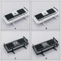 YJ438 ขายร้อน - / ตู้อาบน้ำชั้นวางห้องน้ำจัดเก็บชั้นวางสากลครัวเรือนผู้ถือออแกไนเซอร์อุปกรณ์เสริมสีดำสีขาวรอบ