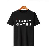 Mens American Golfers Pearly Gates Logo Printed Cotton Tshirt Man T Shirts Tees