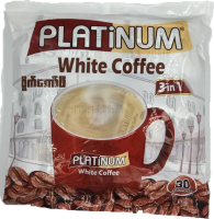 Platinum White Coffee 3in1 (1ห่อ 630 กรัม 21g.x30ซอง)แพลตตินั่ม กาแฟพม่า หอมละมุน หวานกำลังดี อีกหนึ่งที่คุณต้องลอง กาแฟสำเร็จรูป กาแฟพร้อมดื่ม ပလက်တီနမ