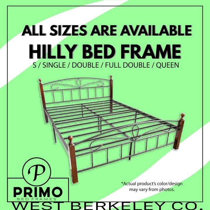 PRIMO's HILLY Bed Frame ALL SIZES AVAILABLE ( SINGLE 36 X 75 / DOUBLE