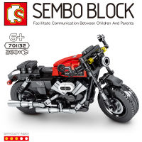 บล็อกตัวต่อมอเตอร์ไซค์ พร้อมฐาน SEMBO BLOCK 701132 จำนวน 260 ชิ้น