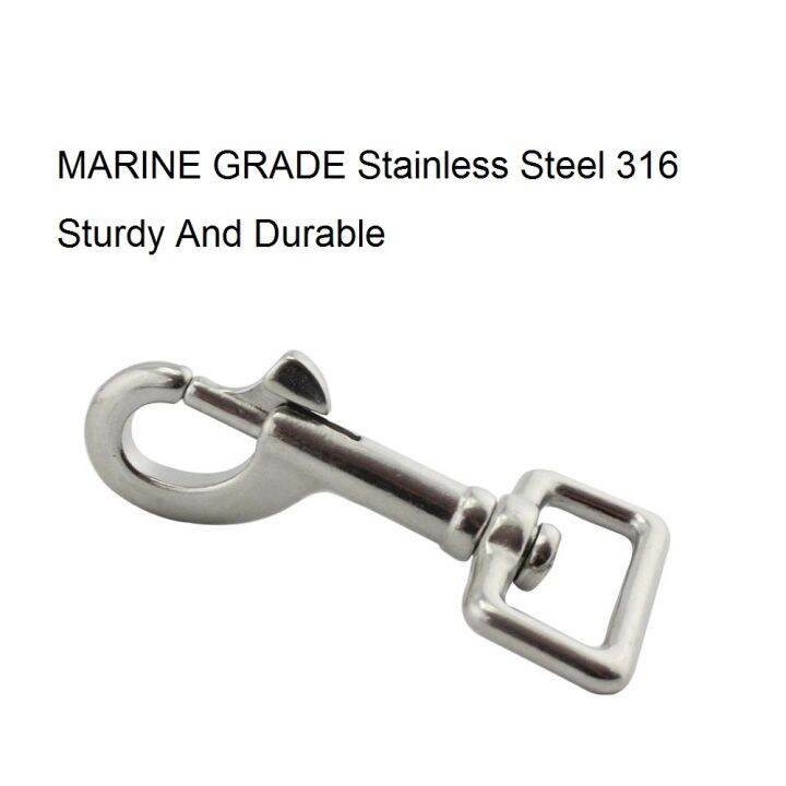 2pcs-316-stainless-steel-diving-swivel-snap-hook-59mm-66mm-73mm-80mm-length-heavy-duty-stainless-steel-swivel-eye-bolt-snap-hook