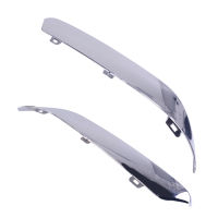 beler 2Pcs Front Chrome Bumper Lower Lip Molding Strip Trim Set Car Accessories fit for Chrysler 300C 2011 2012 2013 2014