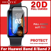 3D ปกป้องหน้าจอสำหรับ for Huawei Band 8 for Huawei Band 7 สมาร์ทวอท์ชฟิล์มป้องกันนุ่มสำหรับนาฬิกา Huawei Band 7 Smartwatch Soft Protective Film