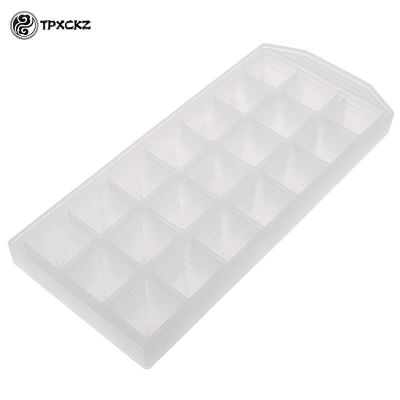 1PCS Summer 21Grid Ice Cube Pudding Maker Mold Gadgets Refrigerator Ice Mould Tray Tool Soft Plastic Bar Kitchen Tools Ice Maker Ice Cream Moulds